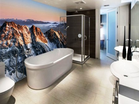 Обои в ванную комнату Фотообои в ванной комнате Обои в ванную комнату Фотообои в ванной комнате